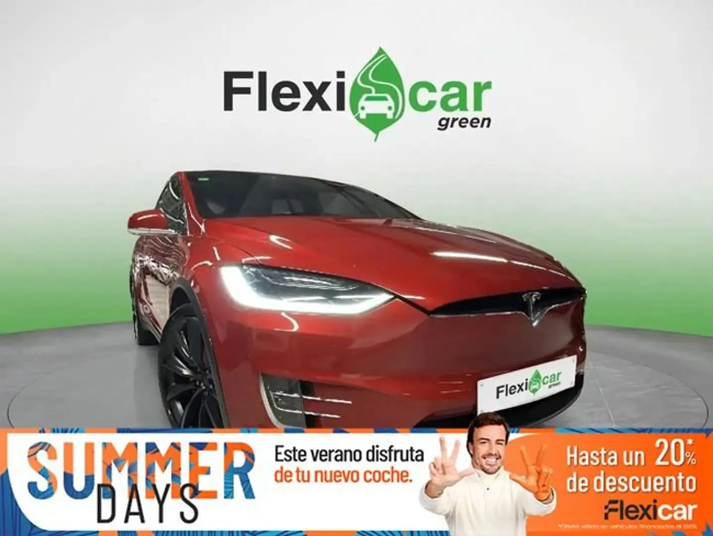 Tesla Model X 100D AWD Červená - 1