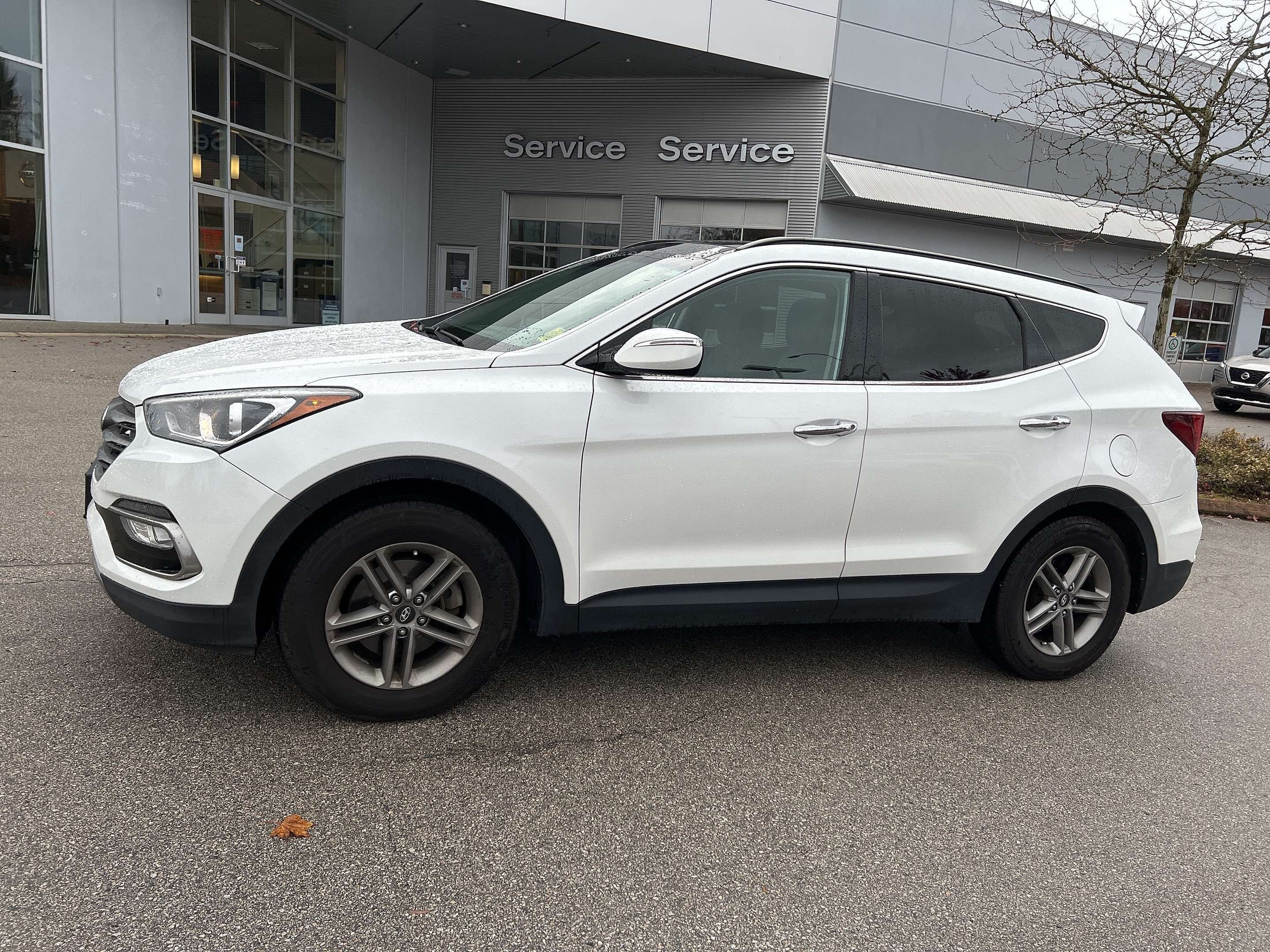White 2017 Hyundai Santa Fe Sport SUV / Crossover All-Wheel Drive 6-Speed Automatic