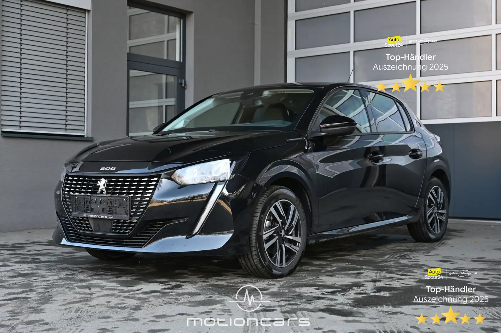 Peugeot 208 1.2 PureTech 100 Allure Pack Pickerl NEU Schwarz - 1