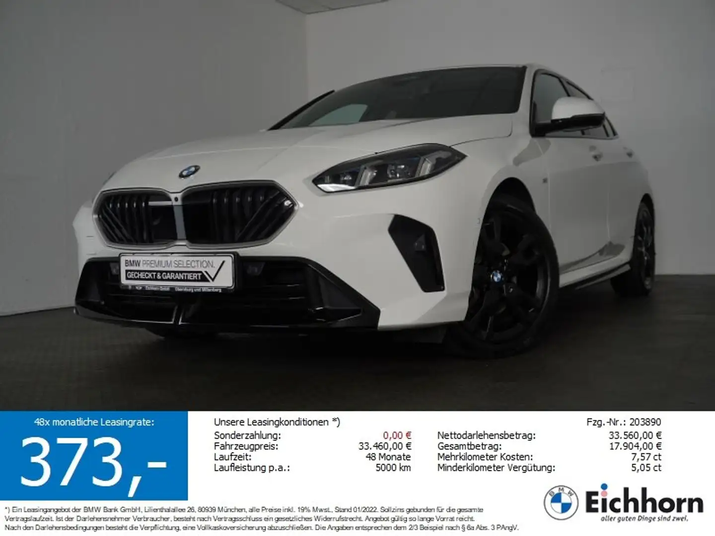 BMW 120 i 5-Türer M Sportpaket AHK.H&K HiFi.HUD.NAVI Weiß - 1