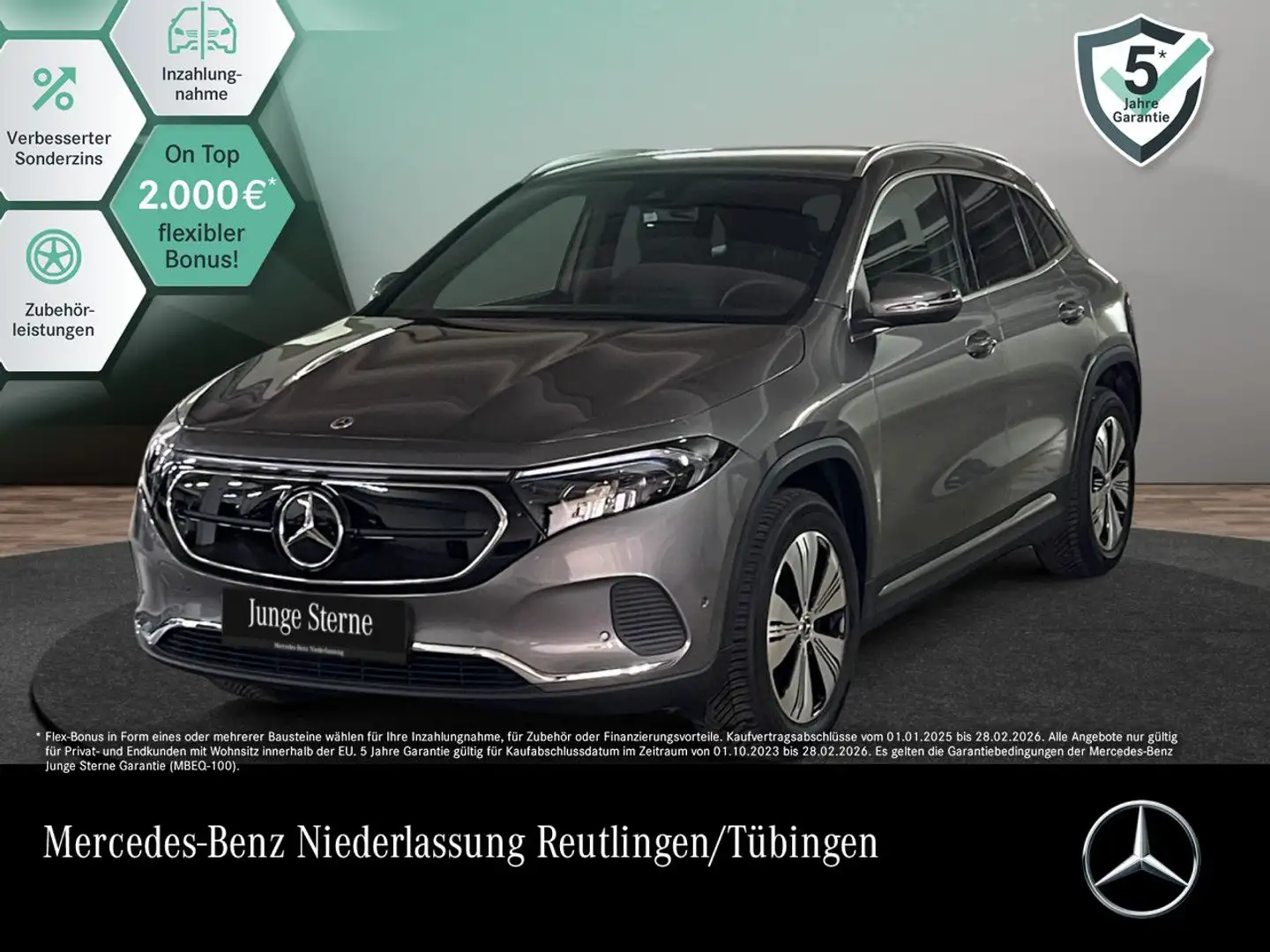 Mercedes-Benz EQA 250 PROG+PLUS-PAKET+KAMERA+KEYLESS+SPUR Grau - 1
