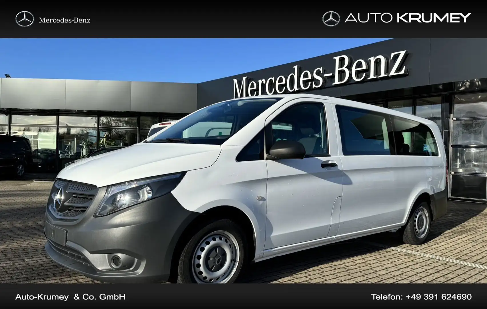 Mercedes-Benz Vito 114 CDI Tourer PRO Extralang +Navi+R-CD Blanc - 1
