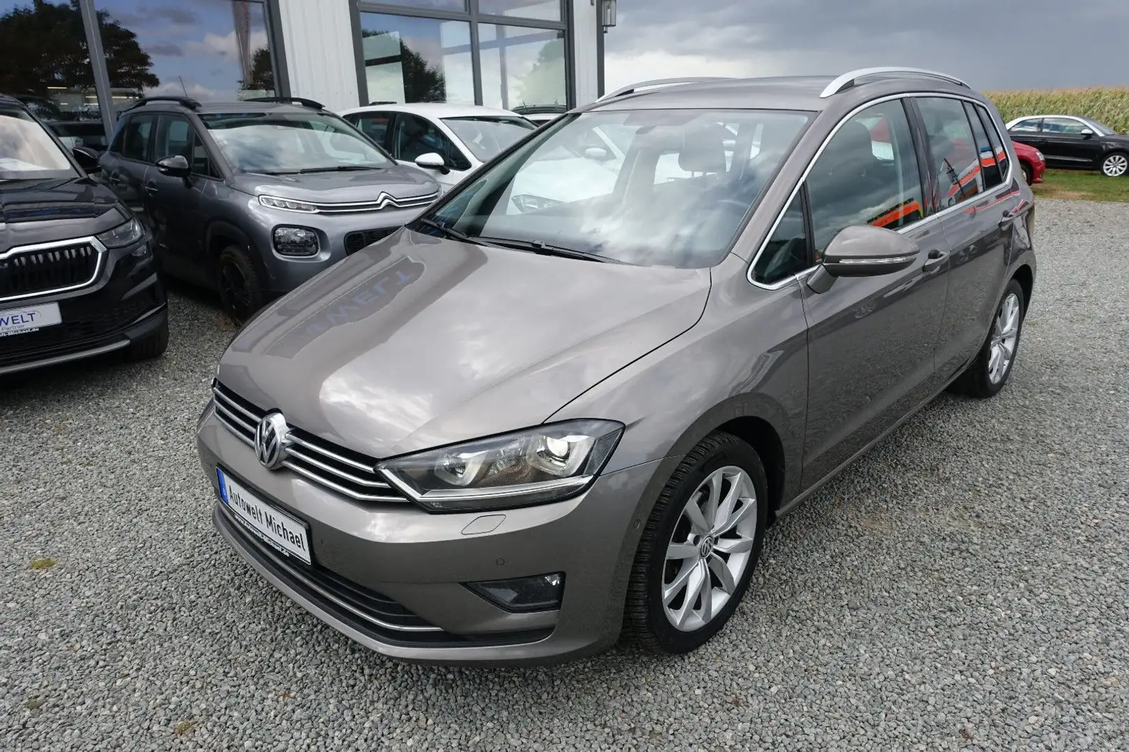 Volkswagen Golf Sportsvan 2.0TDI lückScheckheft XEN NAV ACC Grau - 2