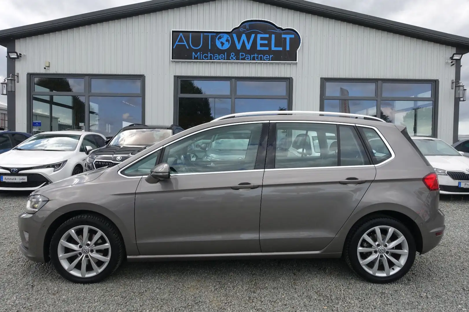 Volkswagen Golf Sportsvan 2.0TDI lückScheckheft XEN NAV ACC Grau - 1