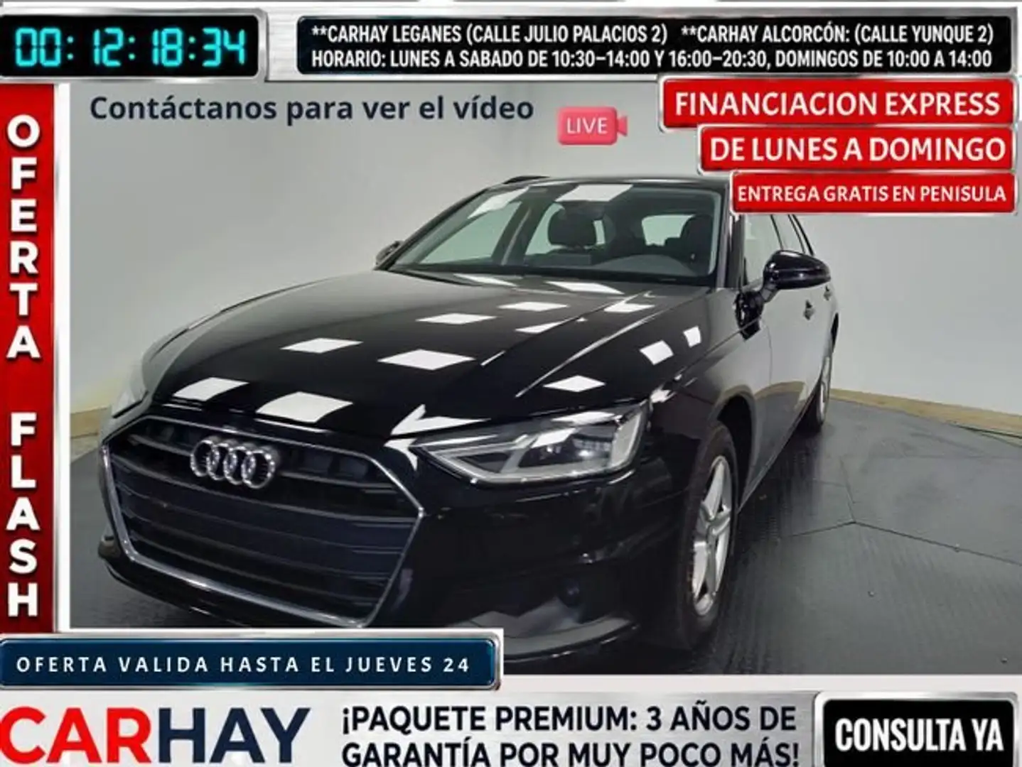 Audi A4 Avant 35 TFSI 150ch S tronic 7 Negro - 1
