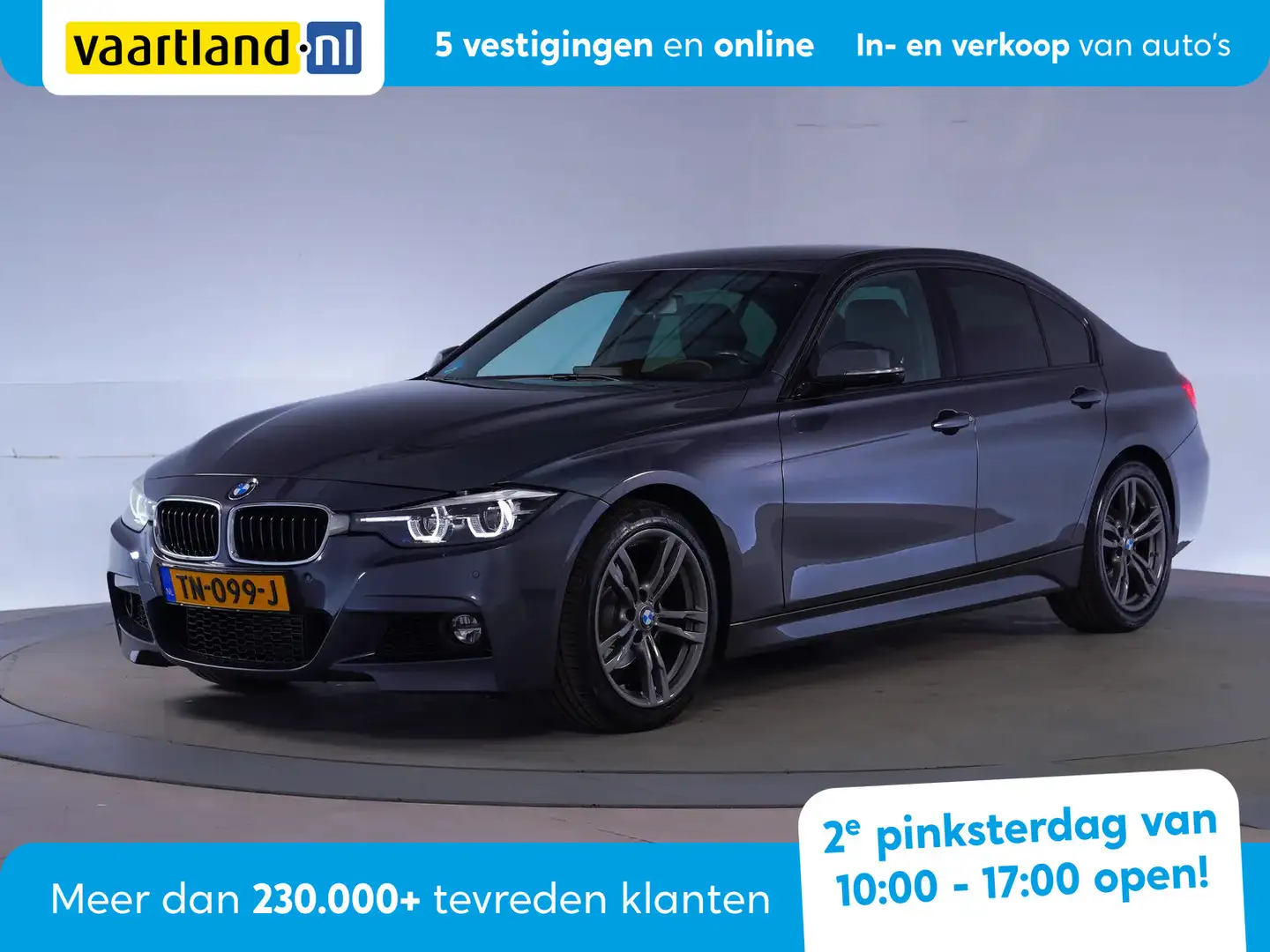 BMW 318 3-serie 318i M Sport Aut. [ Full led Navi prof. Le Szürke - 1
