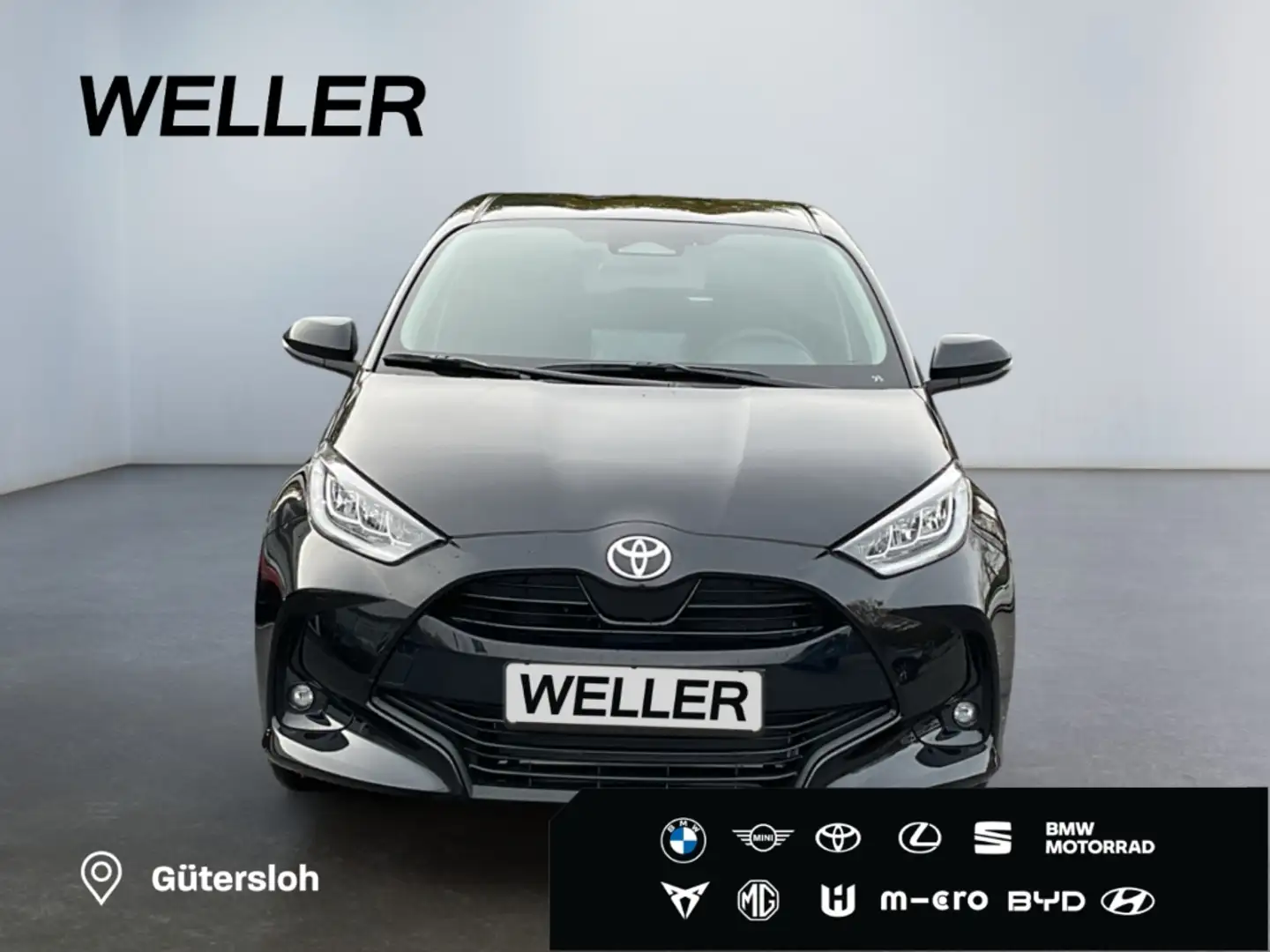 Toyota Yaris Hybrid 116 1.5 VVT-i Teamplayer*LED*Kamera* Schwarz - 2