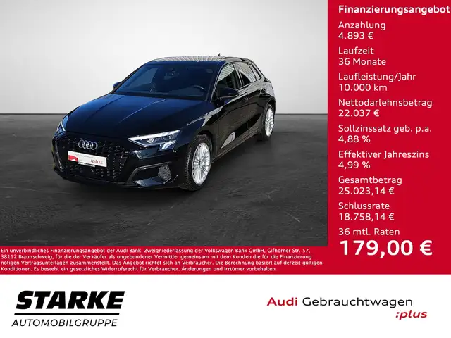 Audi A3 Sportback 30 TFSI S tronic advanced NaviPlus LE...
