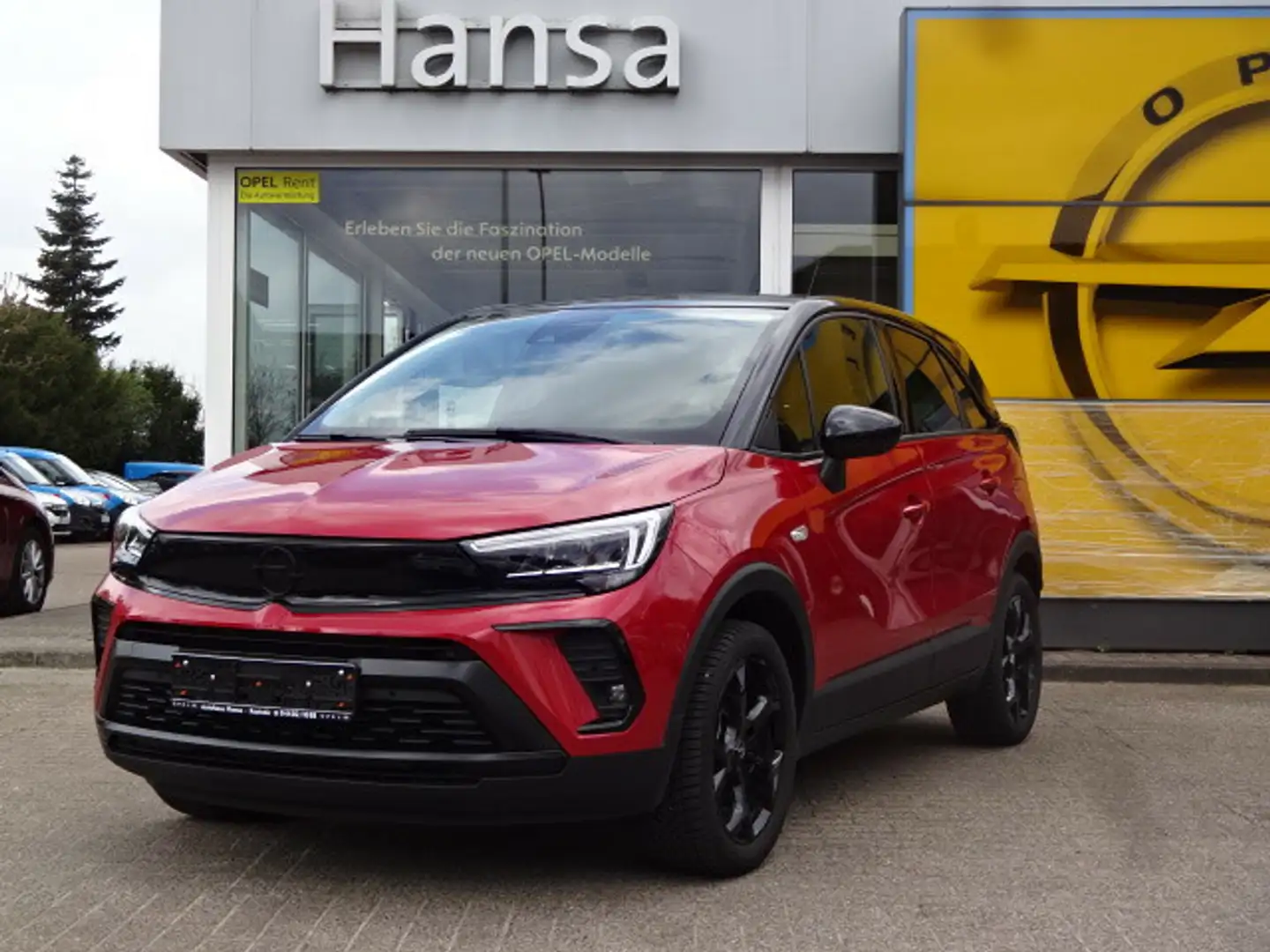 Opel Crossland Elegance AHK Klima Navi Kamera Szhzg Rouge - 1