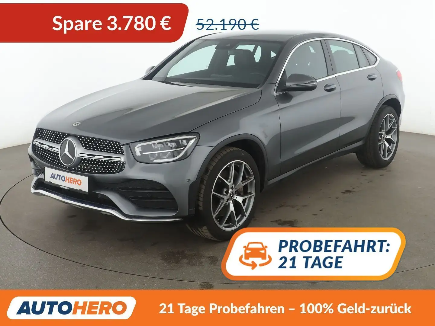 Mercedes-Benz GLC 400 GLC 400 d 4Matic AMG Line Aut.*NAVI*TEMPO*LED*SHZ* Grau - 1
