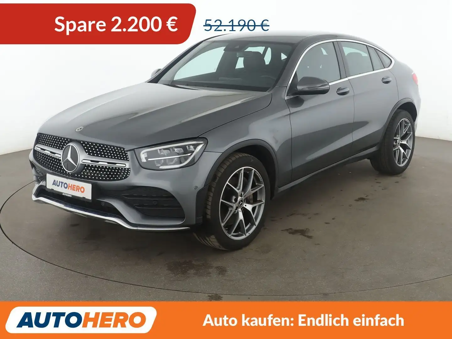 Mercedes-Benz GLC 400 GLC 400 d 4Matic AMG Line Aut.*NAVI*TEMPO*LED*SHZ* Gris - 1