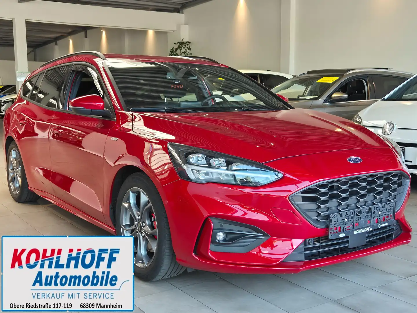Ford Focus ST-Line X 155PS LED Winter Kamera CarPlay NAVI Rood - 1