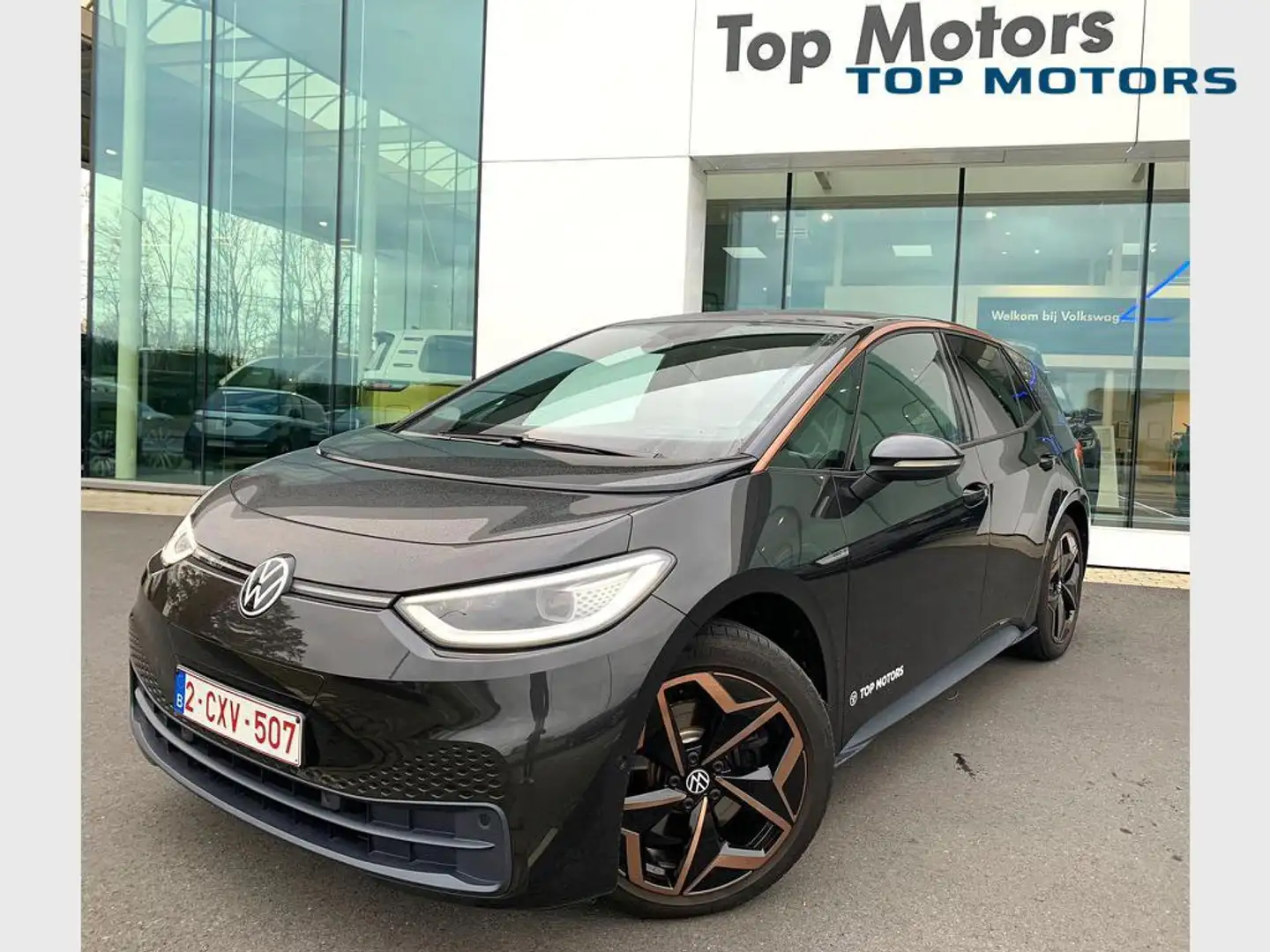 Volkswagen ID.3 LOCATIE ROESELARE DEMO ProS 204 PK 77 kWh, 1-speed automatic transmission Zwart - 1