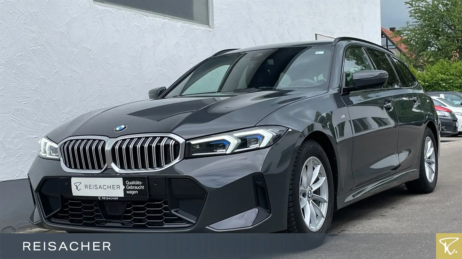 BMW 318 i A Tou M-Sport,el.Sitz+Mem,Autom Gris - 1
