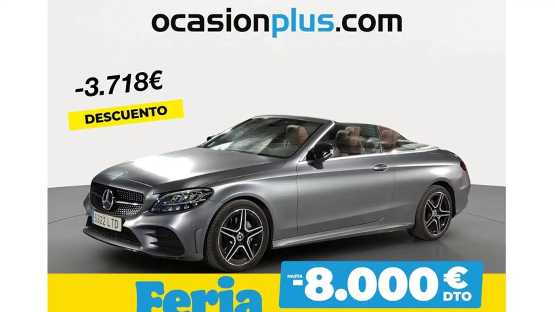 Mercedes-Benz C 220 Cabrio 220d 9G-Tronic Gris - 1