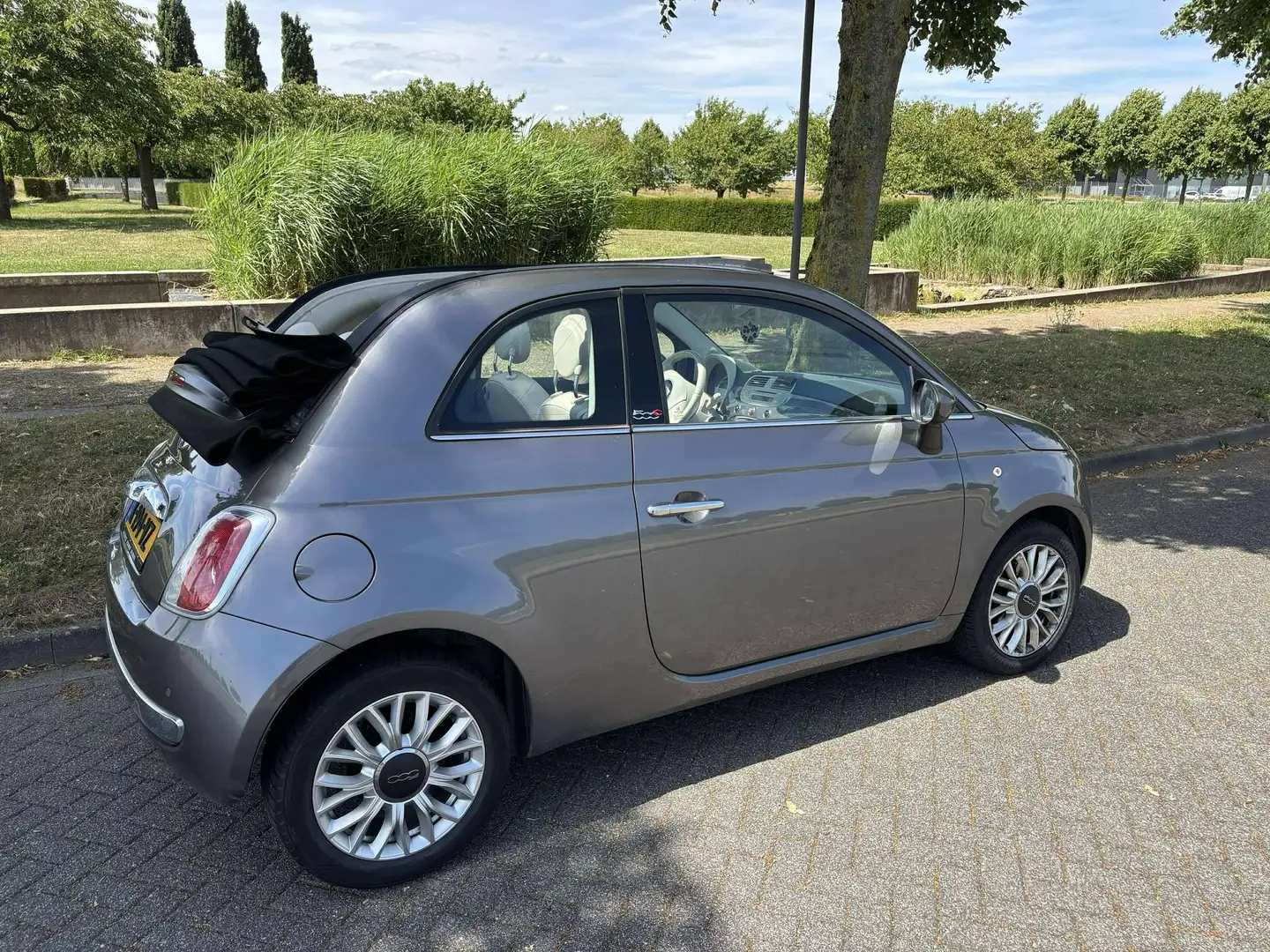 Fiat 500 500 1.2 Lounge Grijs - 2