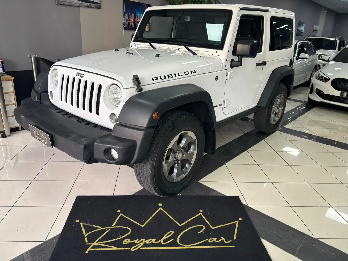 Jeep Wrangler 2.8 CRD DPF Rubicon Auto Blanc - 1