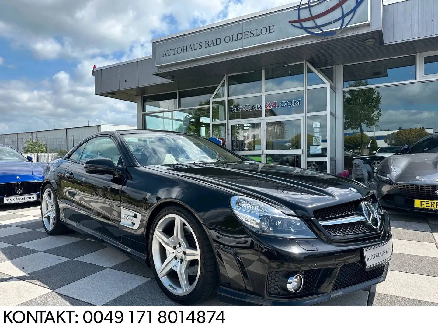 Mercedes-Benz SL 500 AMG Styling Paket, Scheckheft, Schwarz - 1