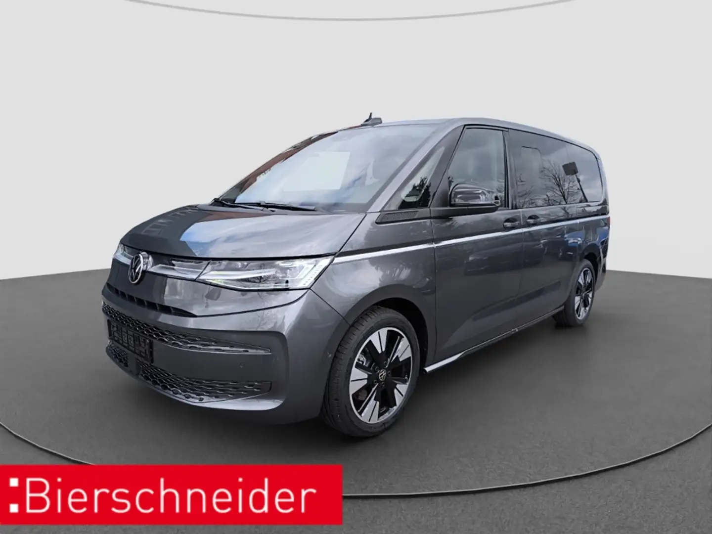 Volkswagen T7 Multivan 2.0 TDI DSG Style lang AHK STANDH MATRIX ACC NAVI Gris - 1
