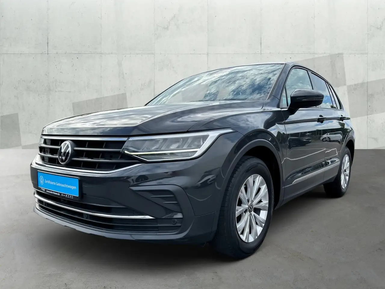 Volkswagen Tiguan 2.0 TDI +AHK +LED +ACC +NAVI +SHZ +17" +APP-CONN, миниатюра 3