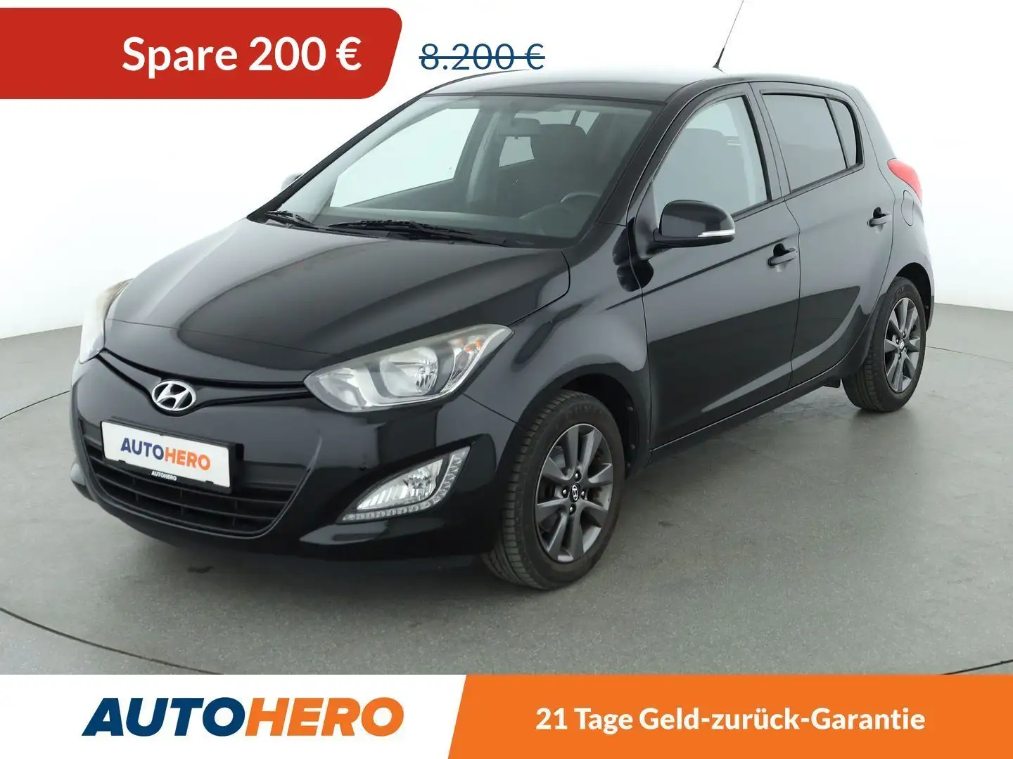 Hyundai i20 1.2 Go*TEMPO*KLIMA*GARANTIE* Schwarz - 1