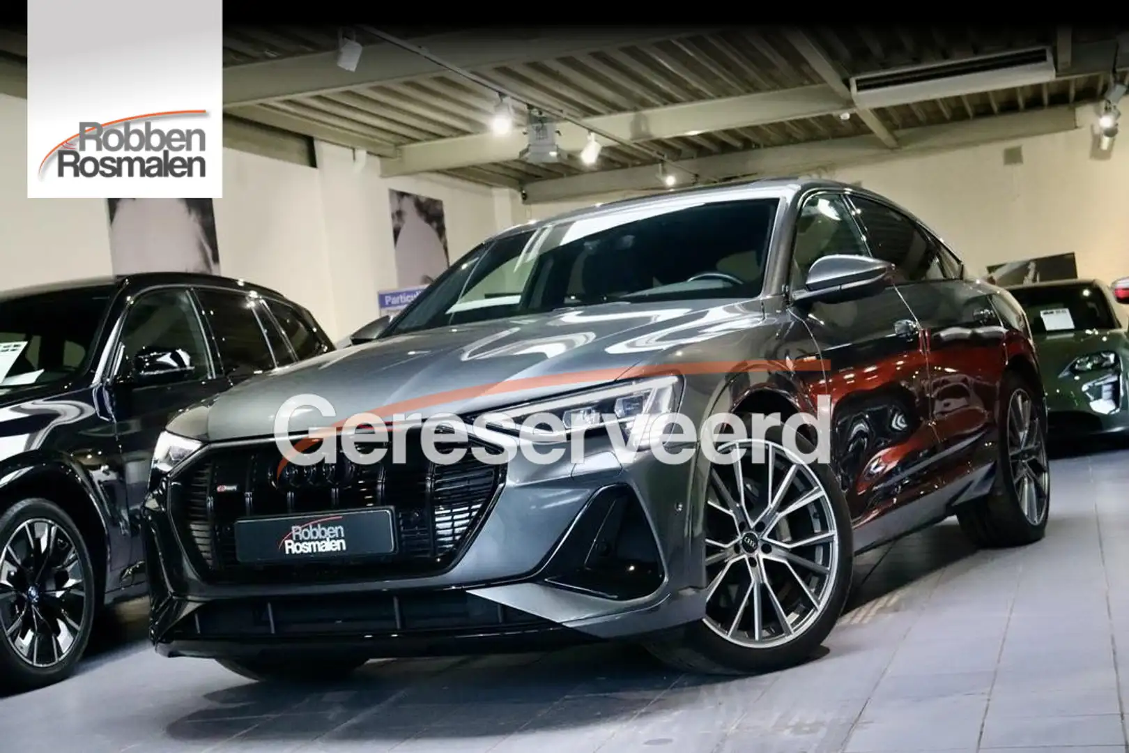 Audi e-tron Sportback 50 Q S ed. INCL BTW|PANO|22 Inch|NL|1e e Grijs - 1