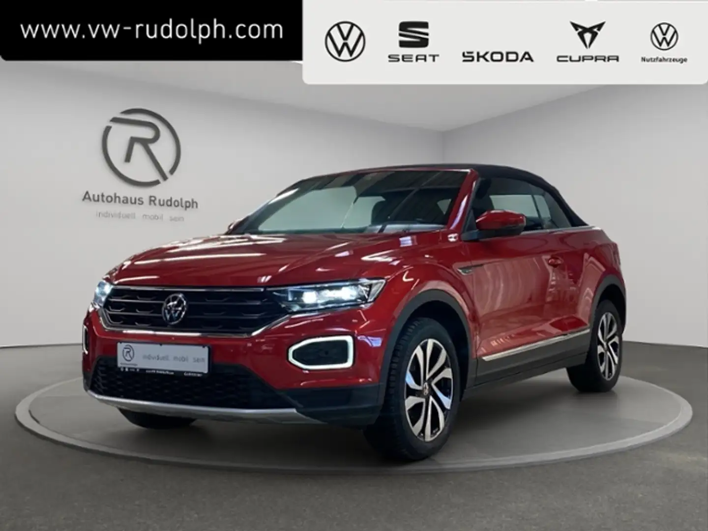 Volkswagen T-Roc Cabriolet 1.5 TSI DSG Active / Navi AHK Rot - 1