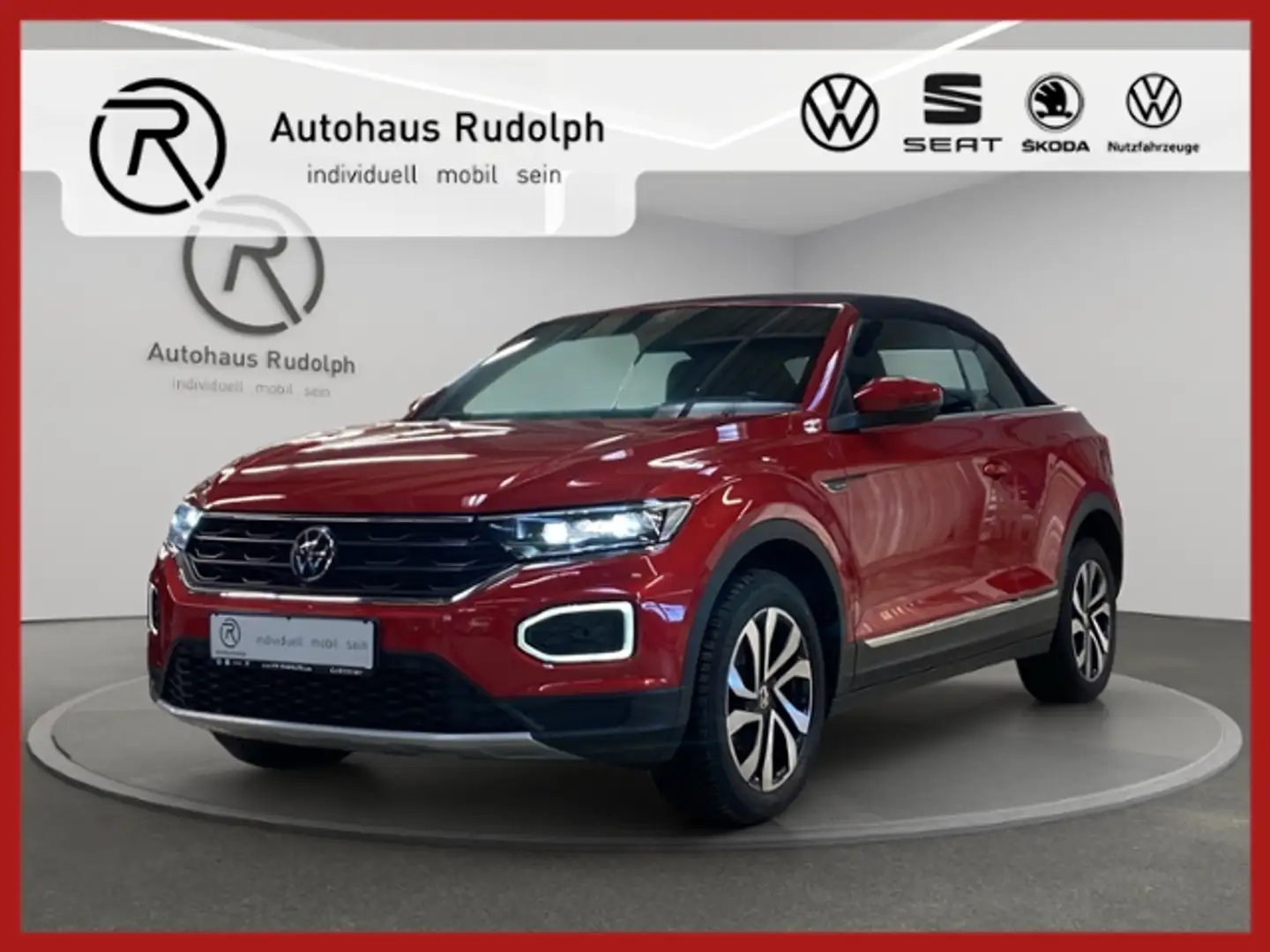 Volkswagen T-Roc Cabriolet 1.5 TSI DSG Active / Navi AHK Rot - 2