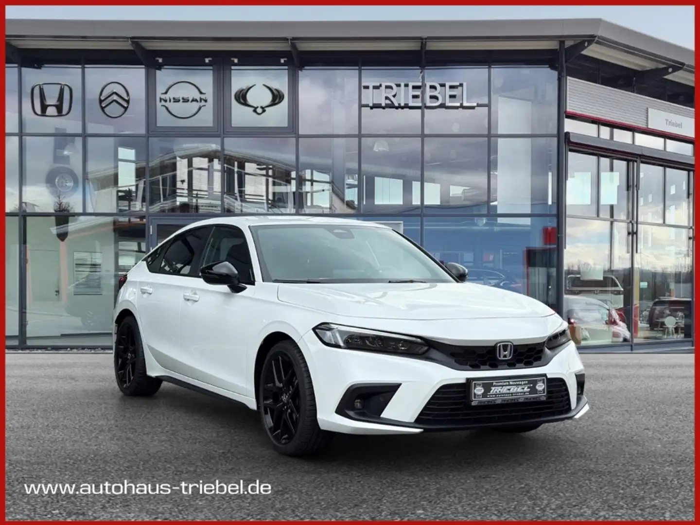 Honda Civic Sport 2.0 Hybrid °LED°Navi°SHZ°RFK°ACC° Weiß - 1