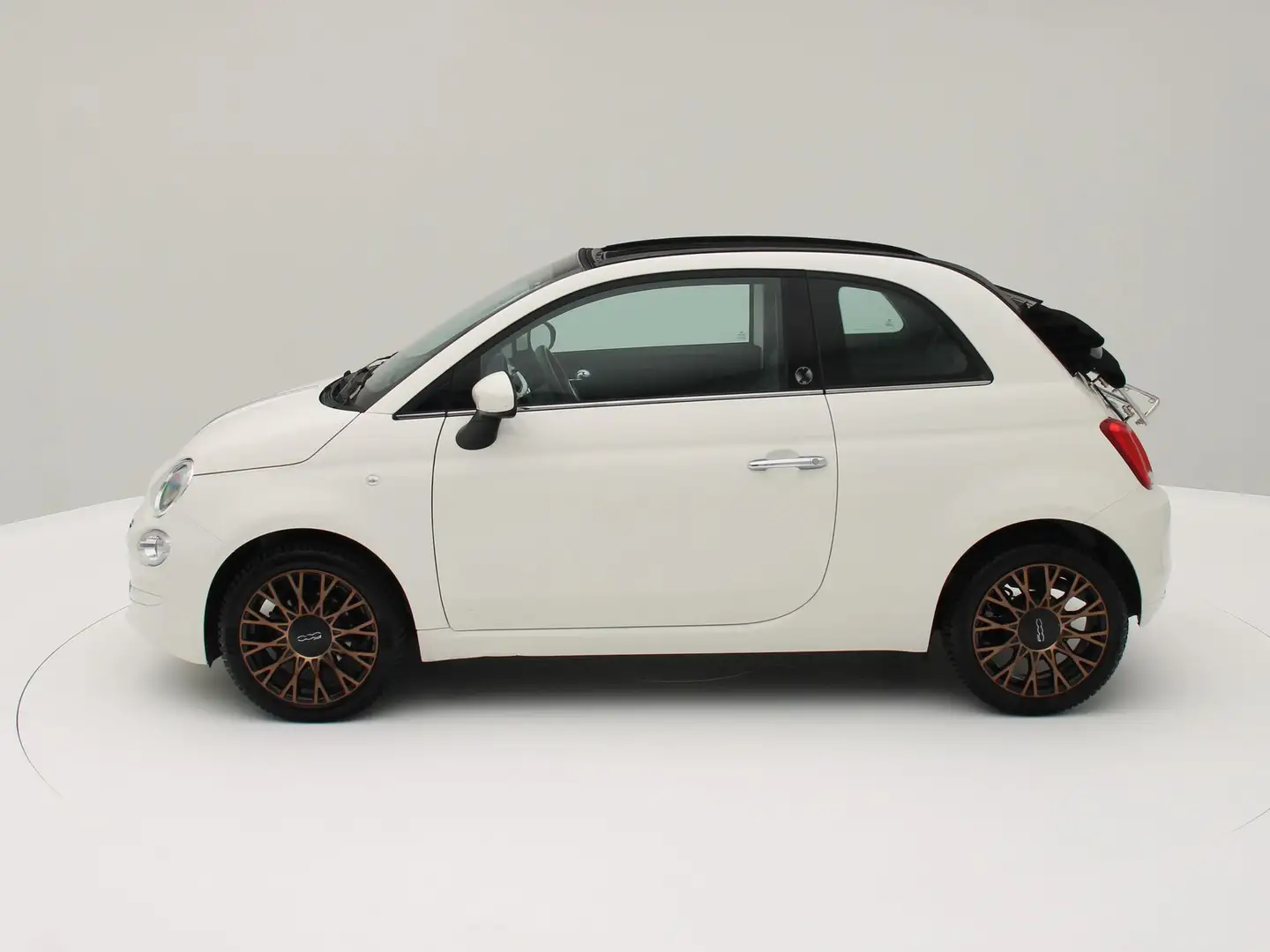 Fiat 500C 0.9 TwinAir Turbo 120TH Edition Blanc - 2