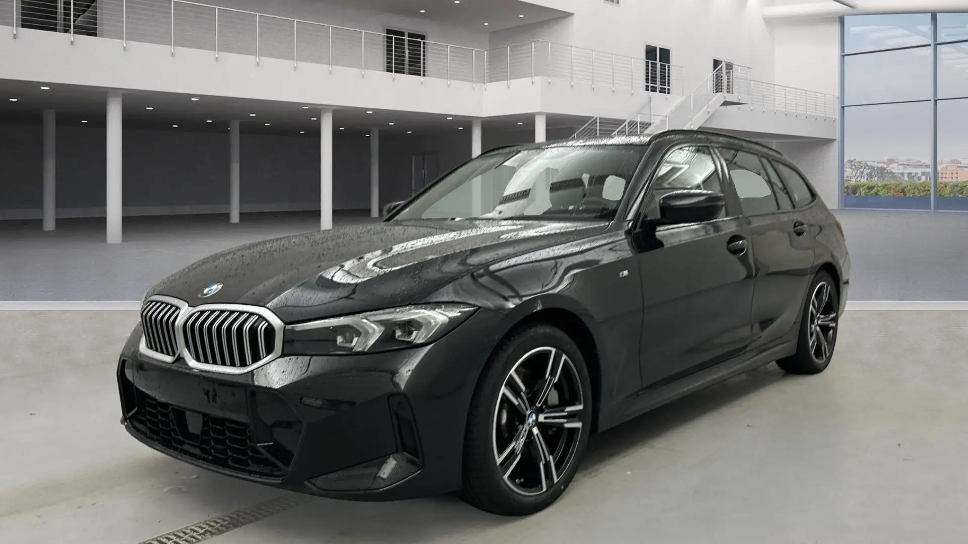 BMW 330 330 i xDrive Touring M Sport AHK PANORAM Ambi HiFi Negro - 2