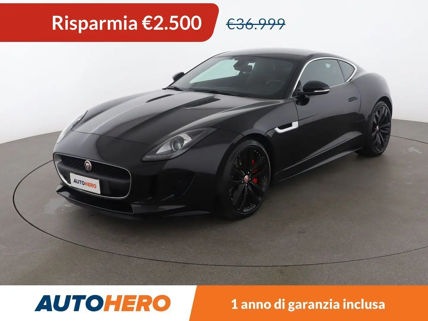 Jaguar F-Type 3.0 V6 Coupé aut. Nero - 1