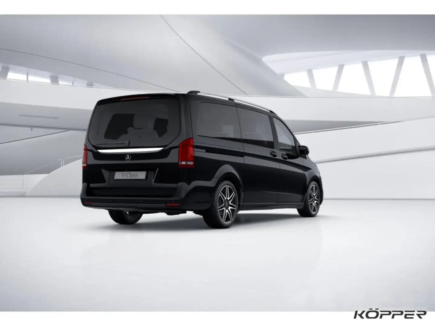 Mercedes-Benz V 220 d AMG 4M L BLACK LINE 7-Sitze Leder Kamera Noir - 2