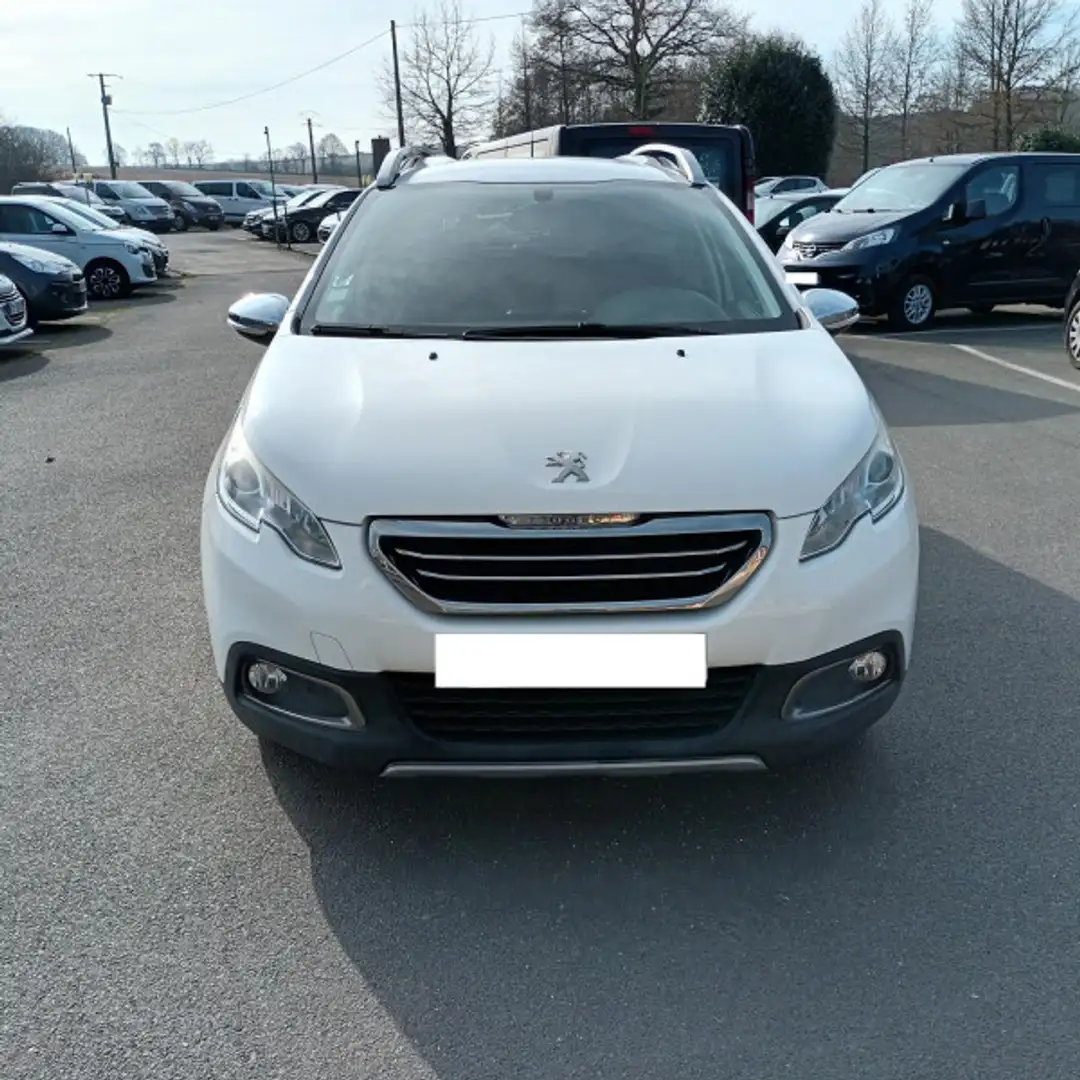 Peugeot 2008 1.6 BLUEHDI 75CH STYLE Blanc - 2