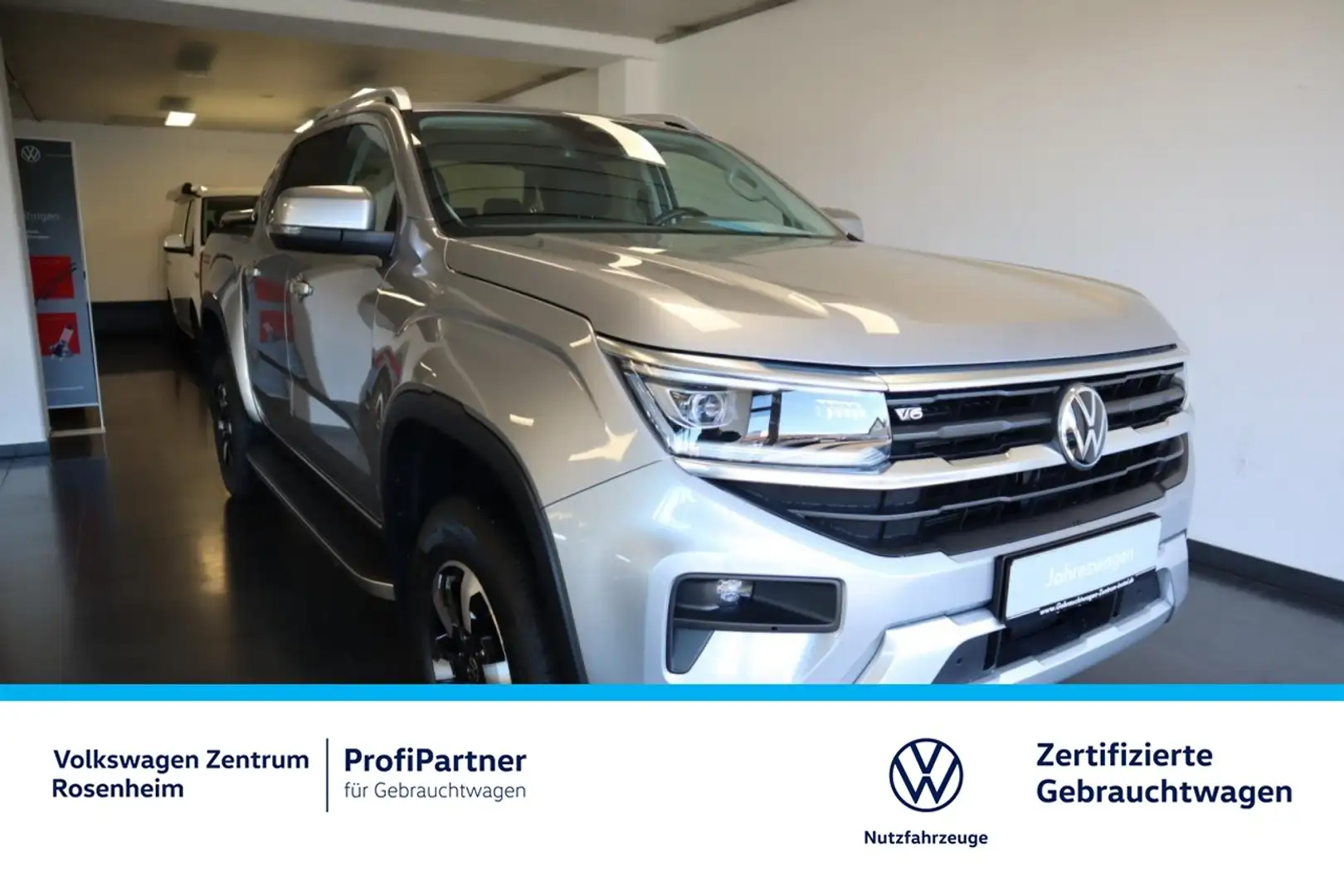 Volkswagen Amarok T1 Double Cab Style 3,0 TDI DSG Allrad V6 (AHK+Rea Silber - 1