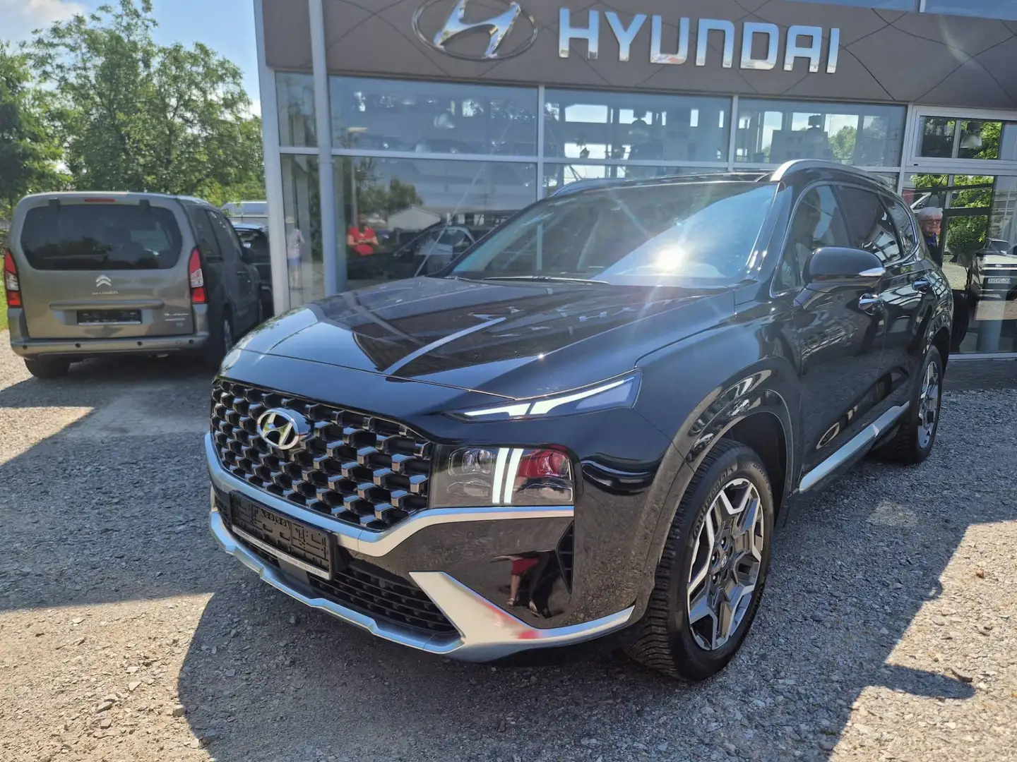 Hyundai SANTA FE Facelift HEV SEVEN 1.6 T-GDi (2 Zwart - 1