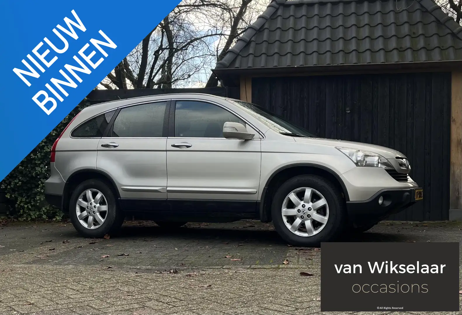 Honda CR-V 2.0i Elegance 4x4 AUTOMAAT 2007 - 2e eigenaar Beige - 1
