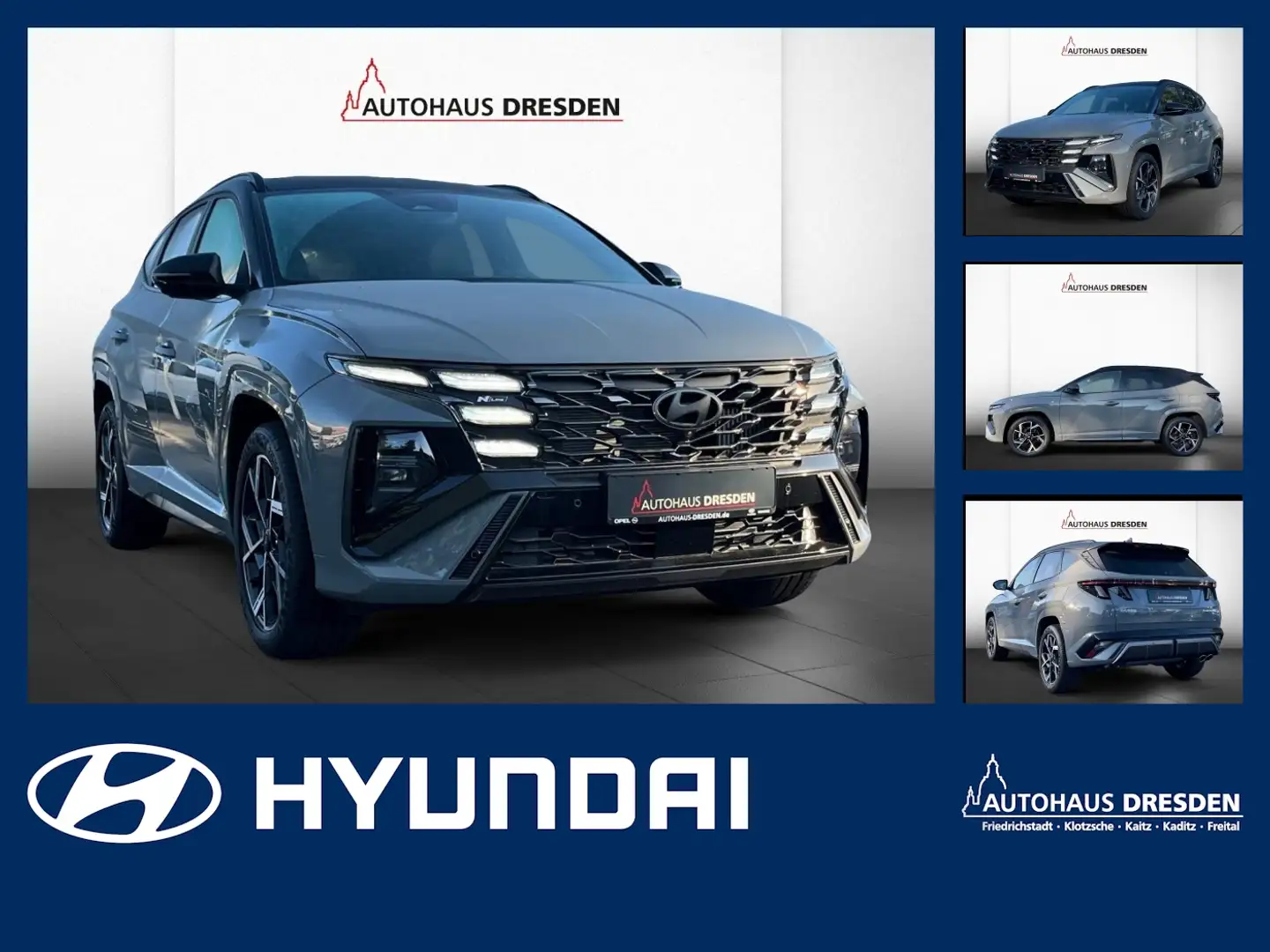 Hyundai TUCSON 1.6 T-GDI MHEV *SOFORT*MATRIX*HUD* Schwarz - 1