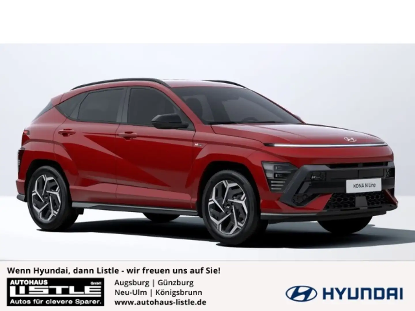 Hyundai KONA (MY25) 1.6 T-GDi (138PS) 7-DCT 2WD N LINE Navi Dig Rosso - 1