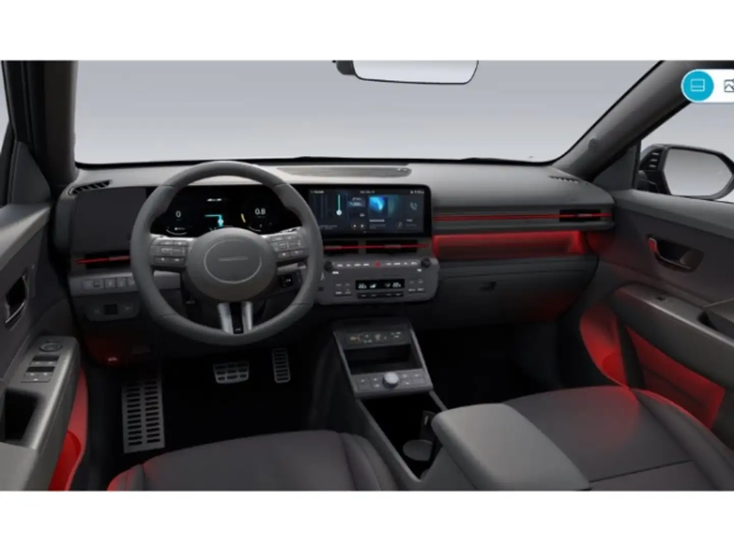 Hyundai KONA (MY25) 1.6 T-GDi (138PS) 7-DCT 2WD N LINE Navi Dig Rosso - 2