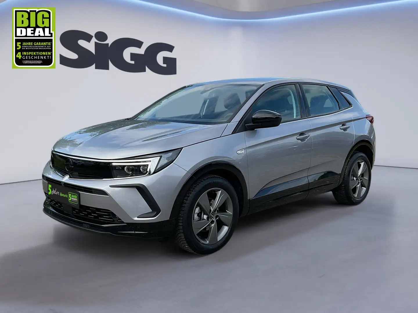 Opel Grandland 1.2 Turbo GS Line Matrix 2xKlima 360 Gris - 2