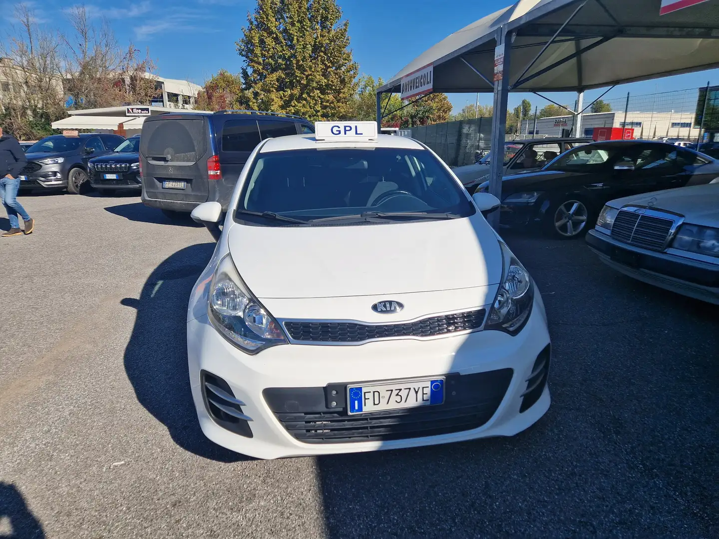 Kia Rio Rio III 2011 5p 1.2 Cool eco Gpl Bianco - 2