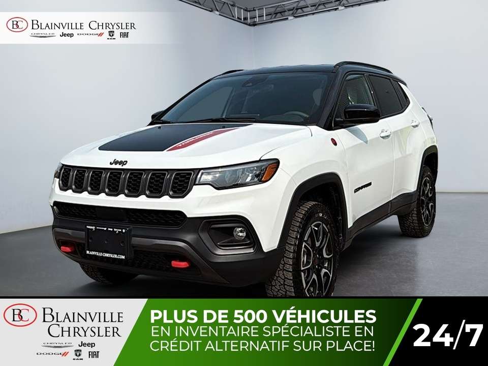 2026 Jeep Compass TRAILHAWK CRUISE ADAPTATIF CARPLAY SIEGES CHAUFF