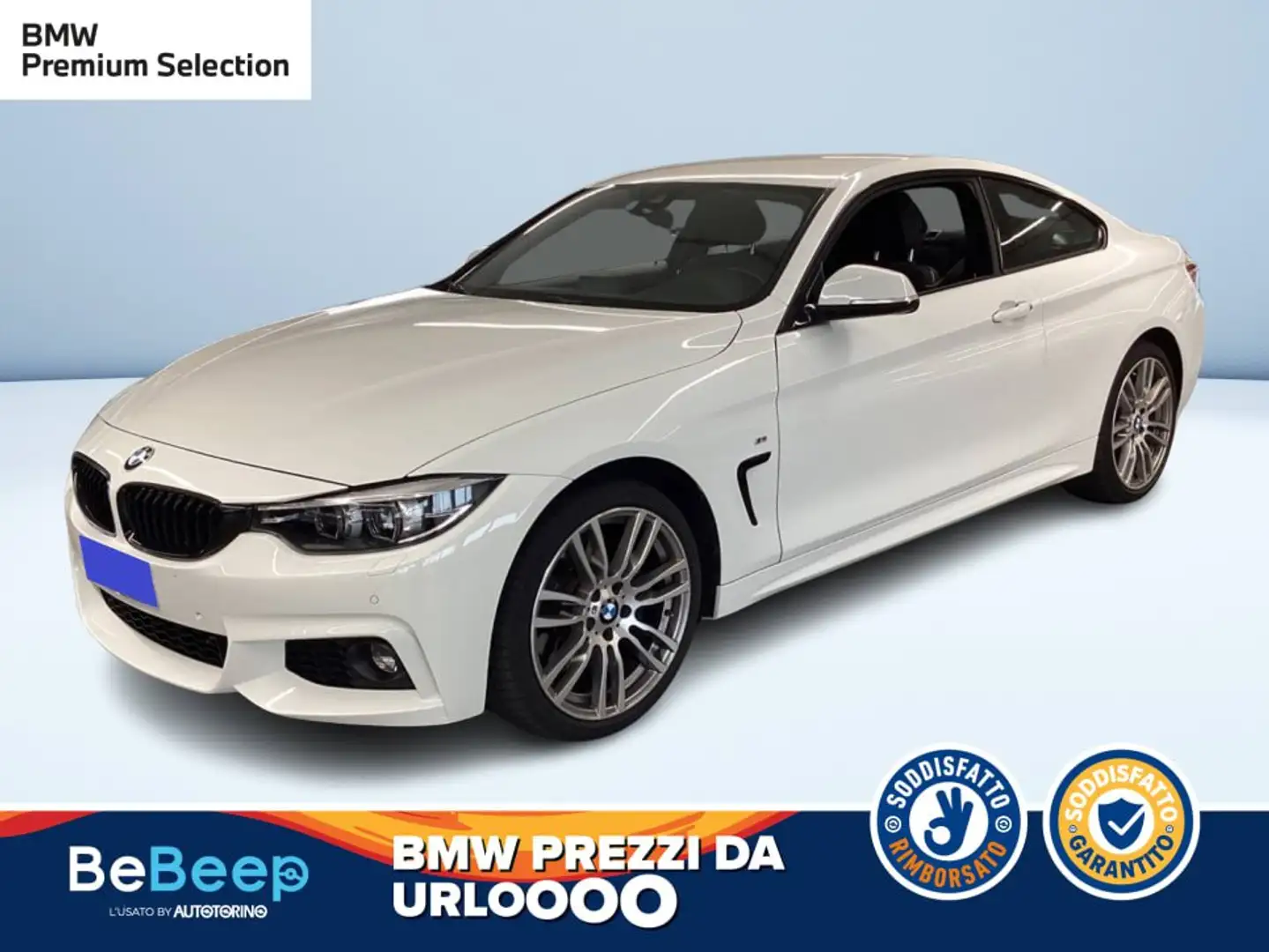 BMW 420 420D COUPE XDRIVE MSPORT AUTO Blanc - 1
