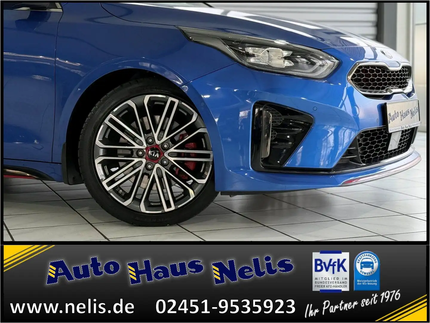 Kia ProCeed 1,6 T-GDI GTPanorama R-Cam Induktion Синий - 2