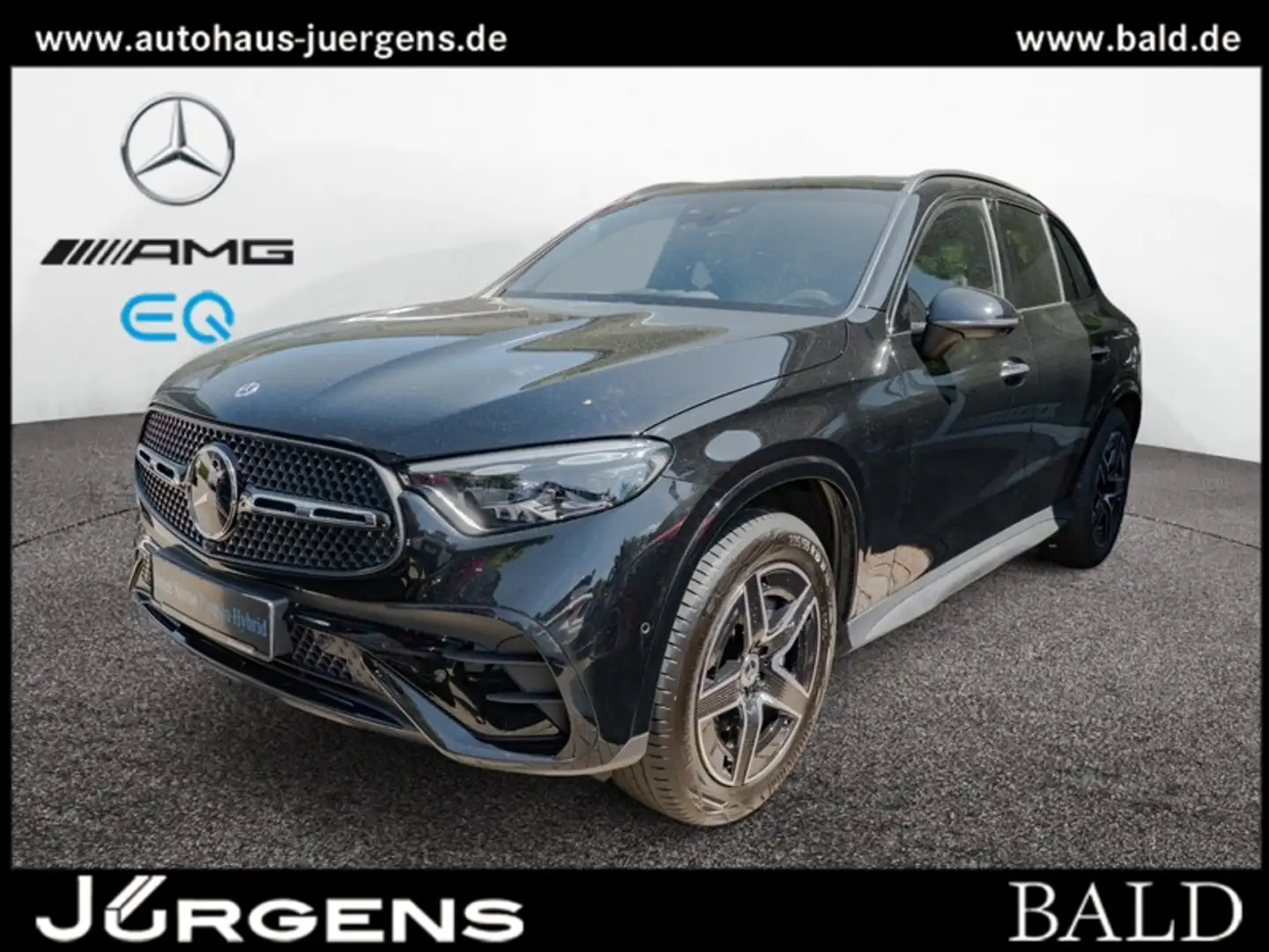 Mercedes-Benz GLC 300 de 4M AMG-Sport/Technik/Pano/Distr/AHK Schwarz - 2