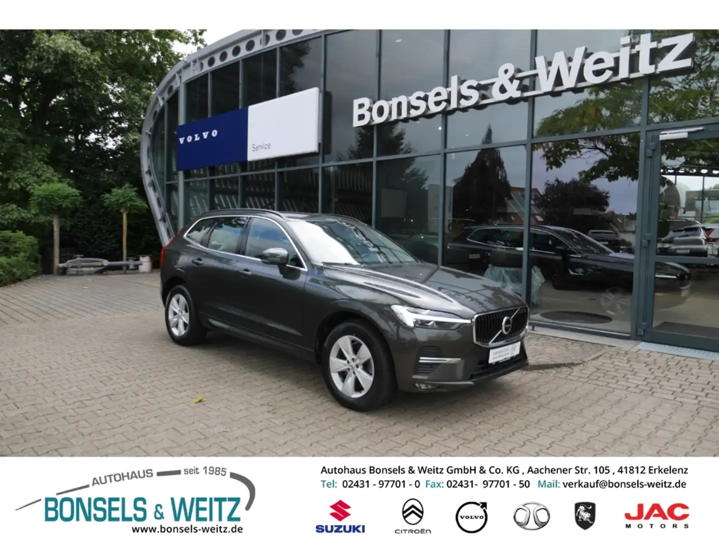 Volvo XC60 B4 MILD-HYBRID MOMENTUM PRO AUTOMATIK AHK Leder Me Gris - 1