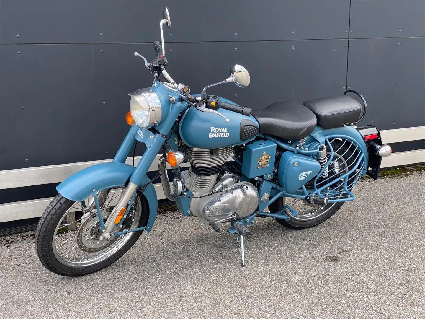 Royal Enfield Bullet 500 EFI Standard Blau - 2