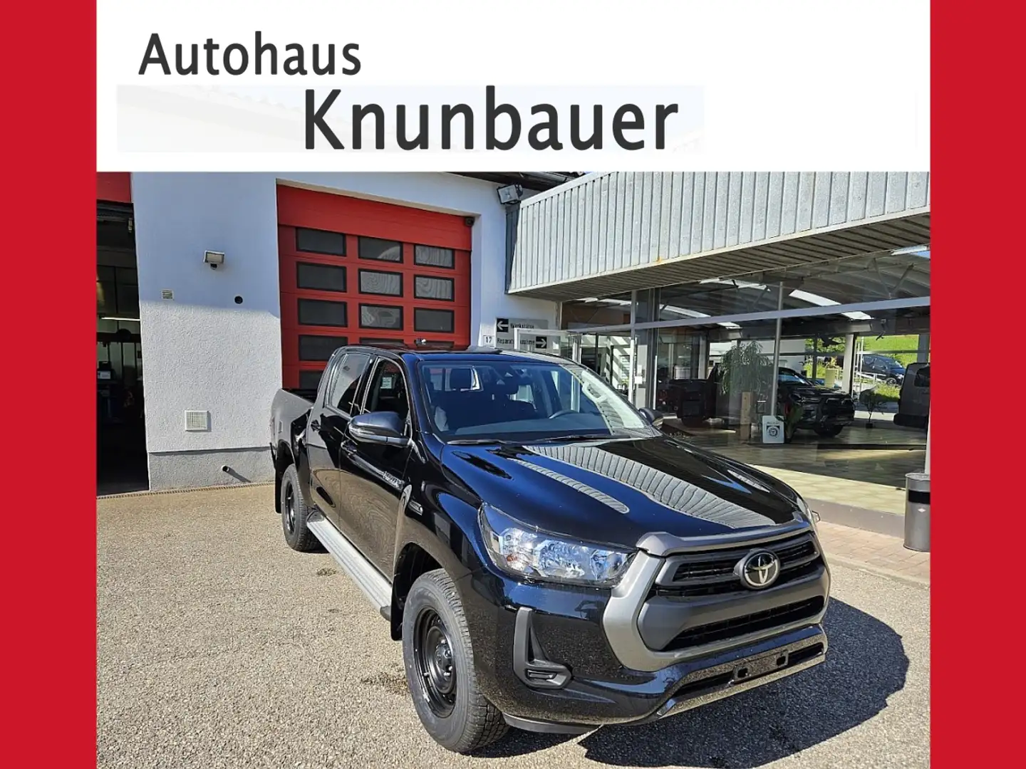 Toyota Hilux DK Country 4WD 2,8 D-4D Schwarz - 1