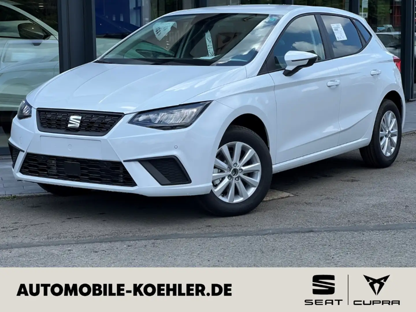 SEAT Ibiza Road Edition 1.0 TSI DSG VC, PDC, RVC Weiß - 1